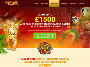 Golden Tiger Casino Home